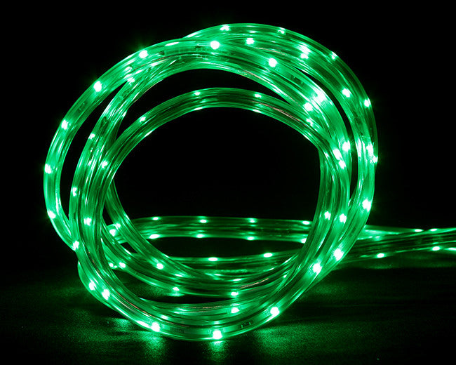 Commercial LED Indoor/Outdoor Christmas Linear Tape Lighting, Green, 100'