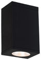 Cube Architectural 6" LED Flush Mount 3000K 90 CRI, Black