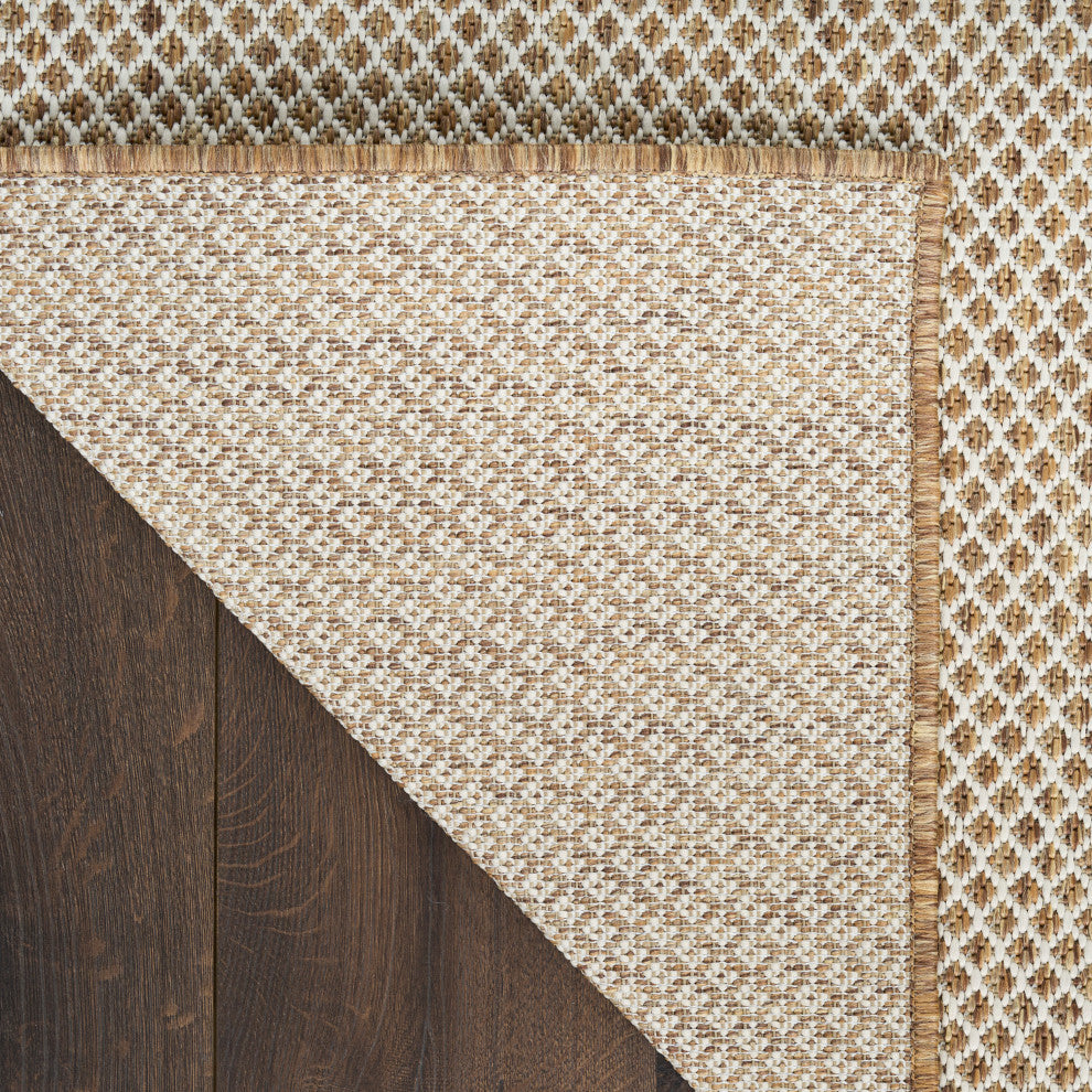 Nourison Courtyard 10' x 14' Jute Ivory Modern Rug