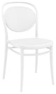 Marcel Resin Outdoor Chair White, Set of 2