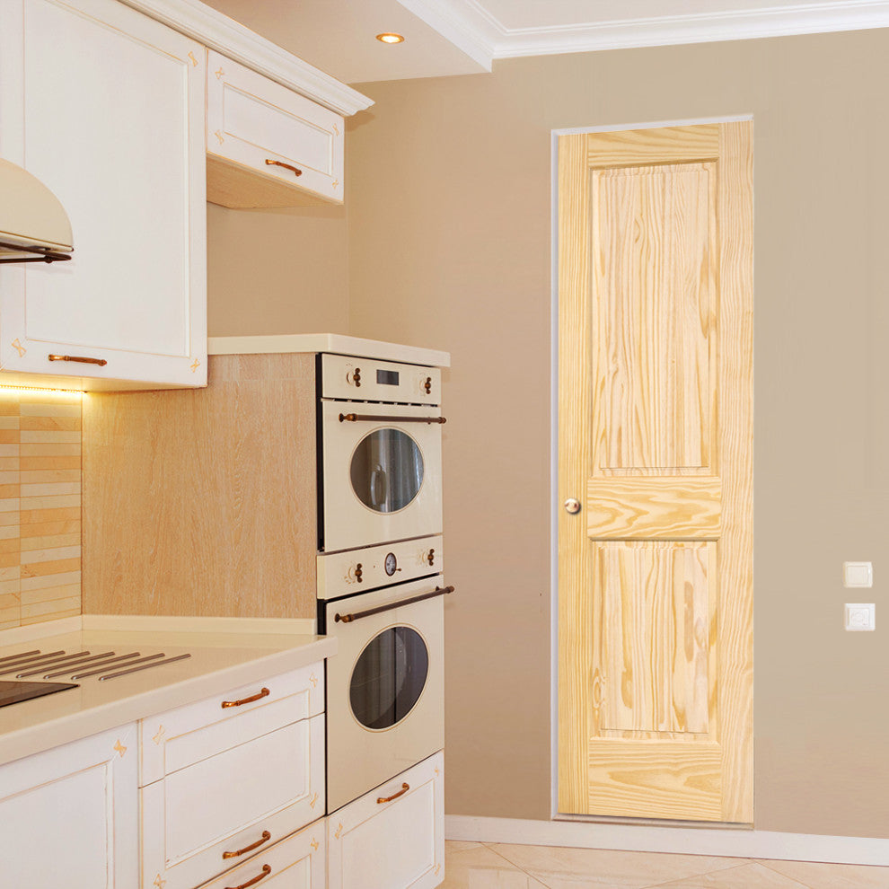 Interior Door, Colonial 2-Panel, Square, 1.375"x24"x80"