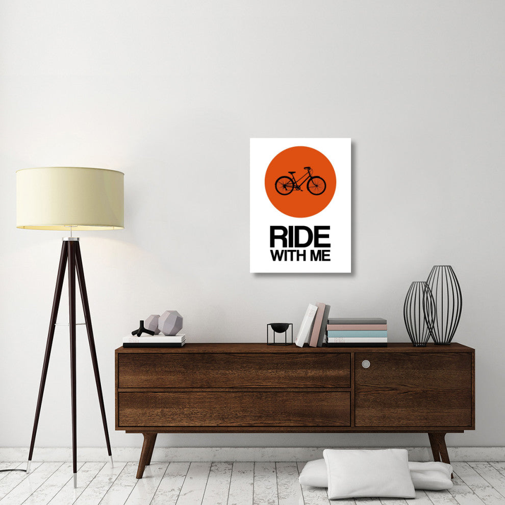 "Ride With Me Circle Poster 1" Fine Art Print