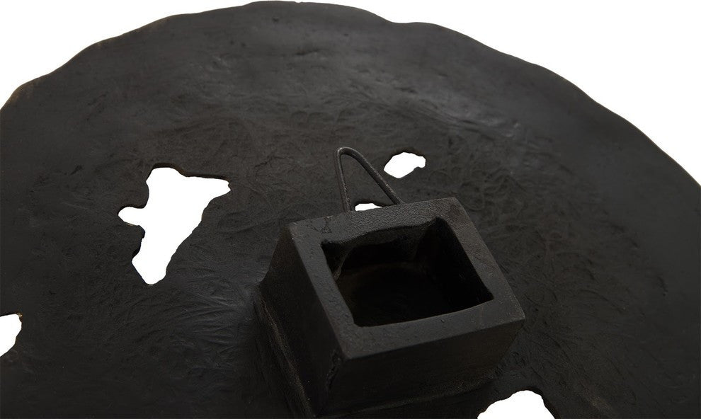 Molten Disc Wall Art, Gold Leaf, Small