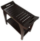 Tranquility Eastern Style Shower Bench With LiftAid Arms, 30"x23"