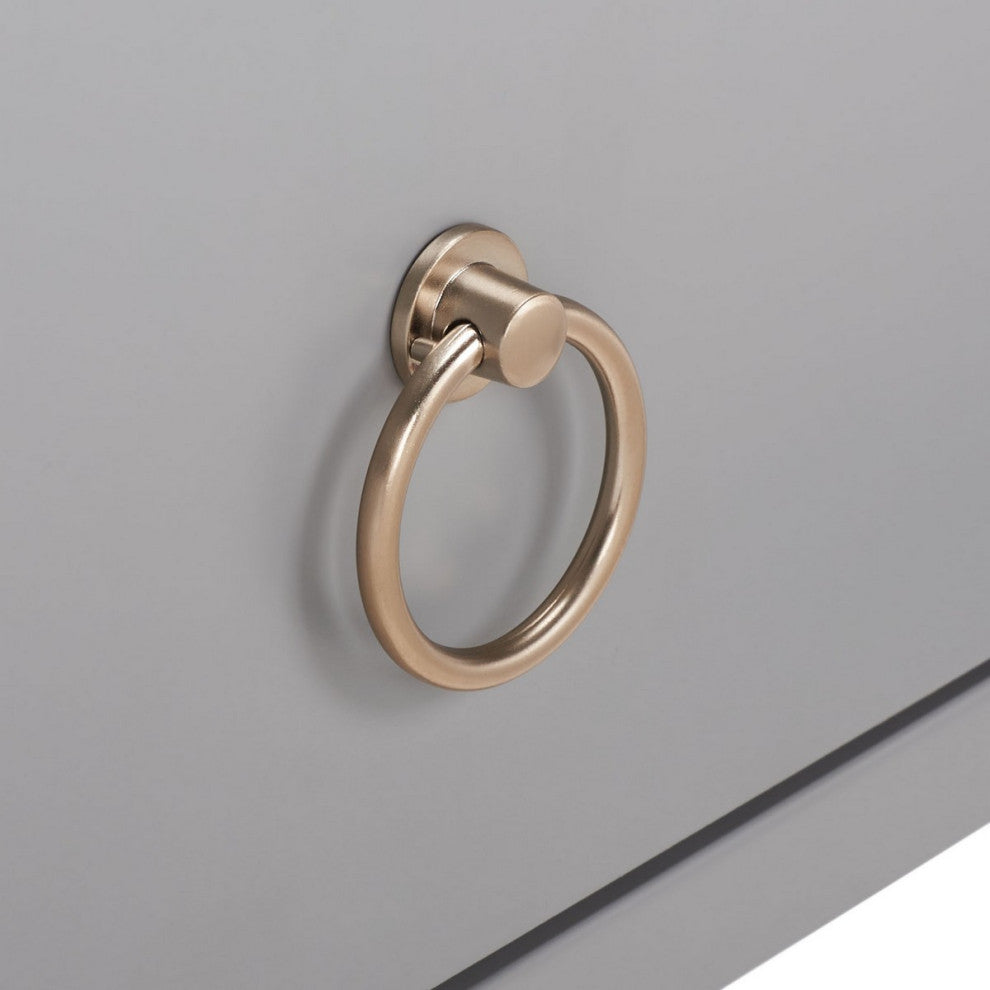 Safavieh Yudi 1 Drawer 1 Shelf Nightstand, Grey