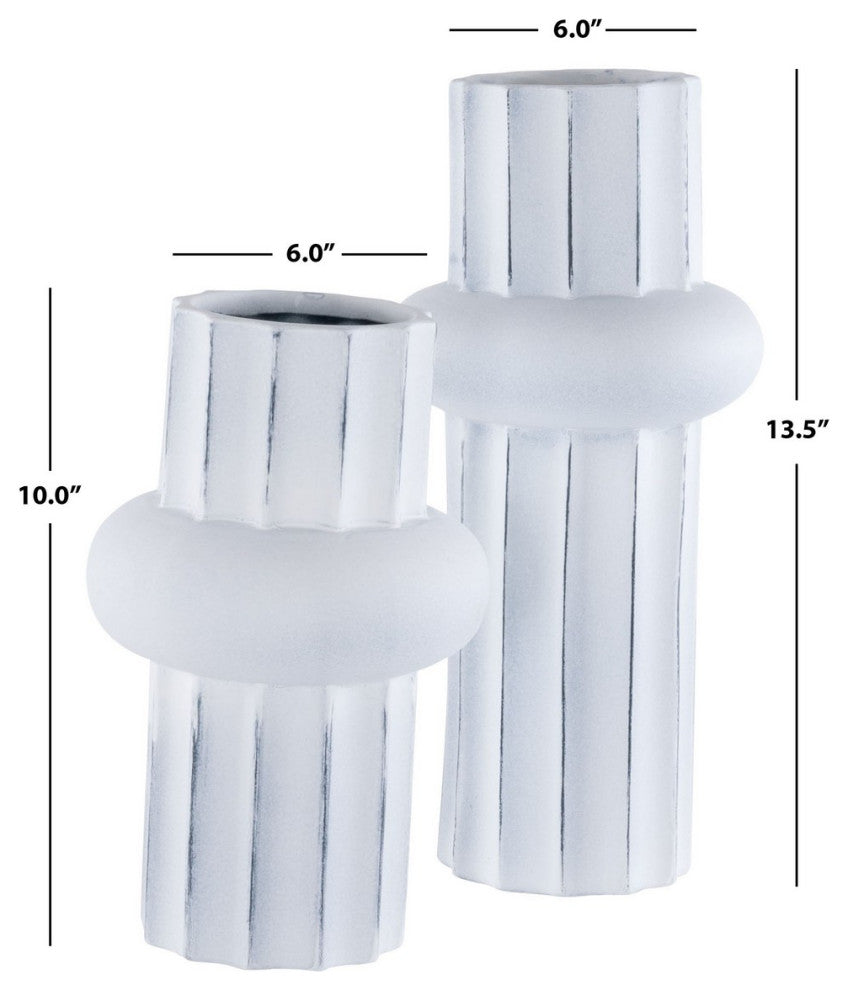 Safavieh Croix Ceramic Vase, Antique White