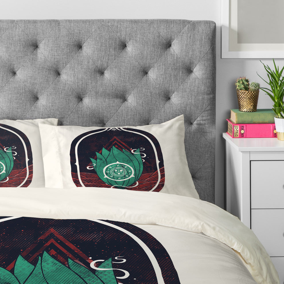 Deny Designs Hector Mansilla Pulsatilla Patens Pillowcase