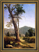 Asher Brown Durand Landscape Beyond The TreeFramed Premium Canvas Print, 18"x27"