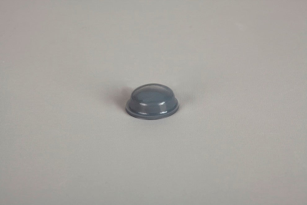 Round Adhesive Cabinet & Furniture Bumper Pads-BS02 .440"x.200"-242pcs, Gray