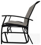 Belle Isle Sling 2-Seat Glider, Storm/Black