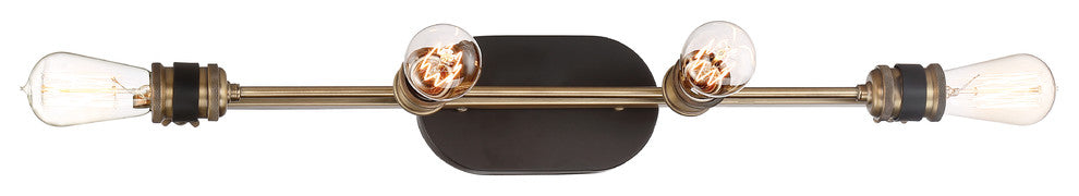 Miles 4-Light Bath Bar, Vintage Bronze