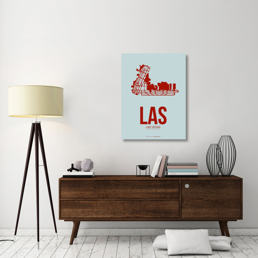 "LAS  Las Vegas Poster 3" Fine Art Print