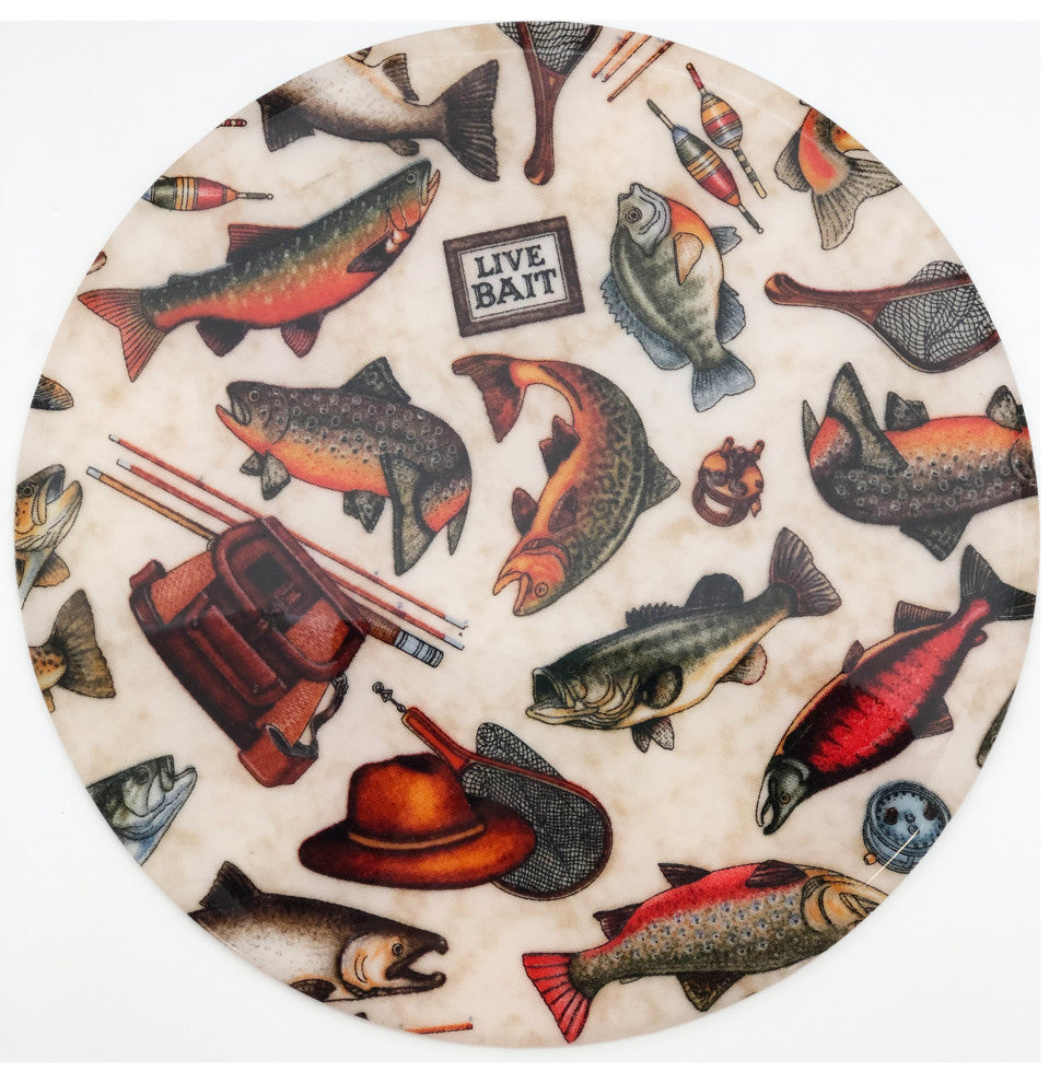 Andreas Take the Bait Trivet, 9" Square