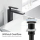 Pop-Up Drain Stopper Without Overflow, Matte Black