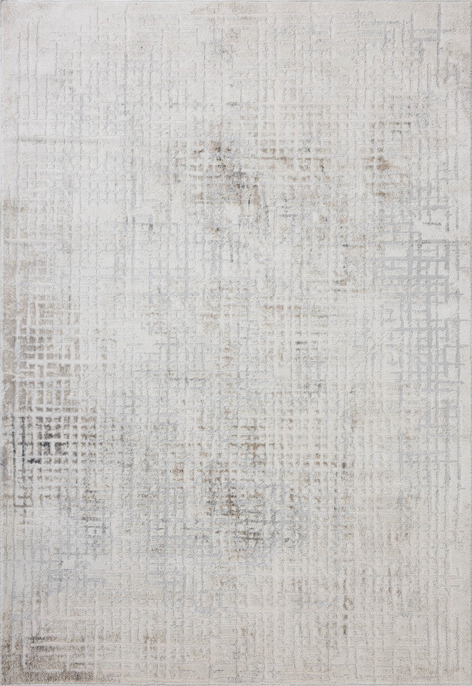 Loloi Hollis Ivory / Stone 9'-2" x 13' Area Rug