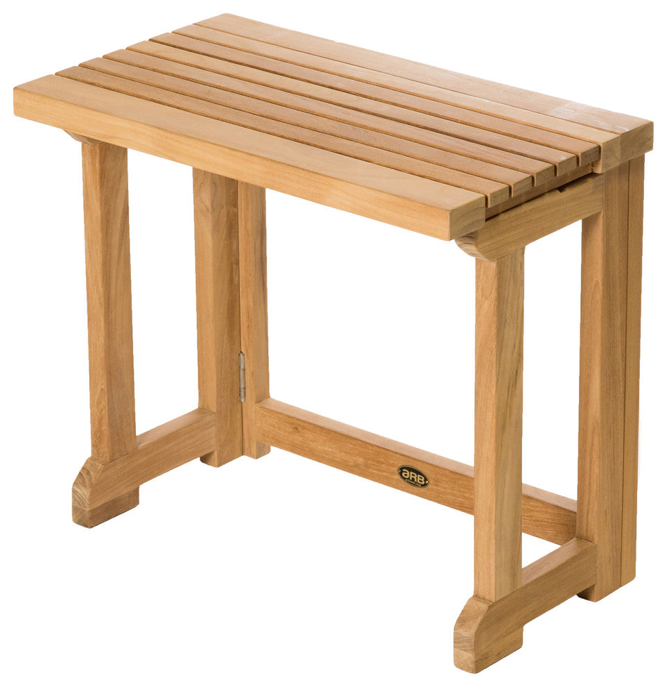Teak Shower Bench Folding Gateleg 20" (51 cm)