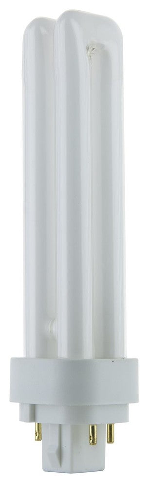 Sunlite 18 Watt Pld 4 Pin Double U Shaped Twin Tube, G24Q 2 Base, Super White
