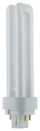 Sunlite 18 Watt Pld 4 Pin Double U Shaped Twin Tube, G24Q 2 Base, Super White