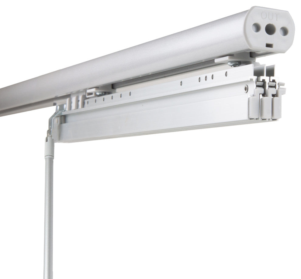 Blanched White-Raisa 3-Panel Track Extendable Vertical Blinds 36-66"x94"