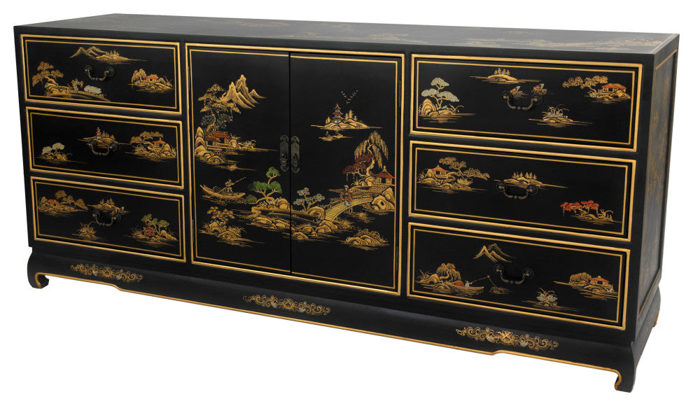 Black Lacquer Dresser