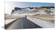 "Range Road in Winter Mountains" Landscape Wall Art, 1 Panel, 60"x28"