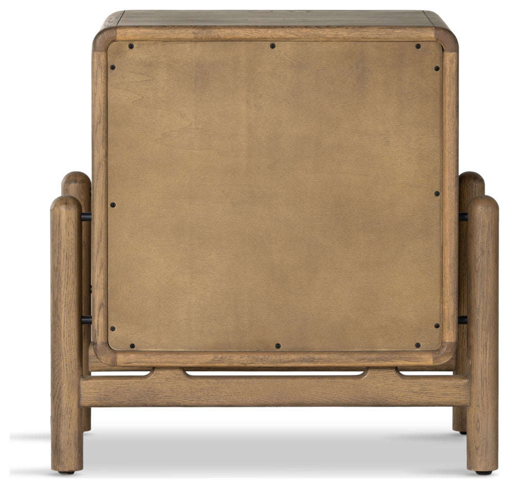 Caroline Nightstand-Smoked Oak