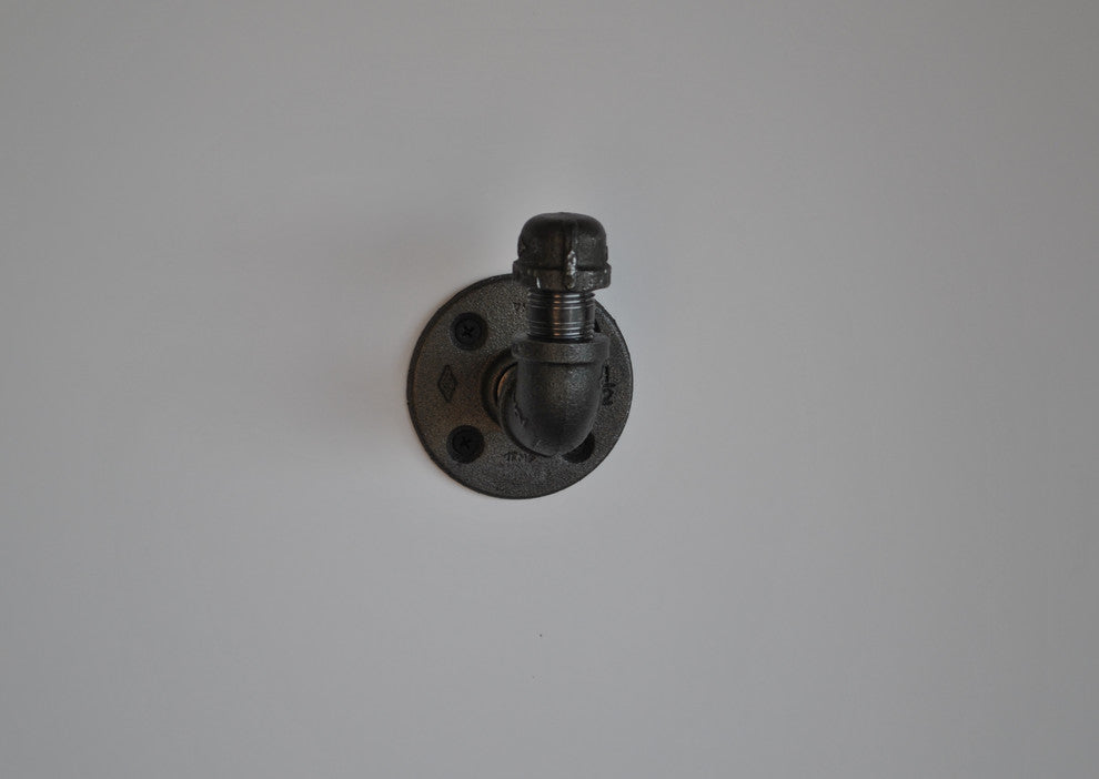 Blacksmith II  - Industrial Towel Hook, Rustic Robe Hook