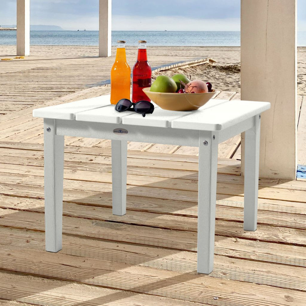 Adirondack Large Side Table, Coconut White