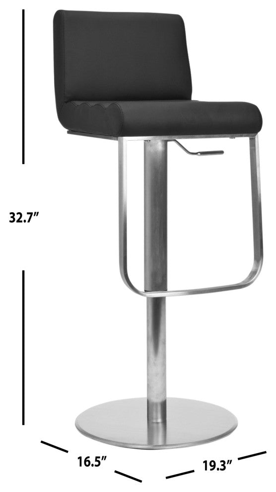Safavieh Stanley Barstool, Black