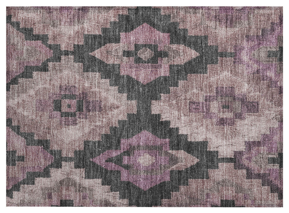 Machine Washable Indoor/Outdoor Chantille ACN1894 Blush 1'8" x 2'6" Rug