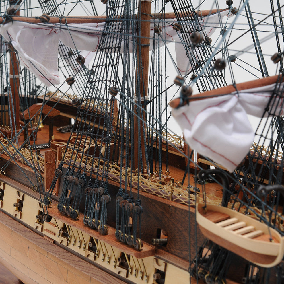Uss Constitution Large With Floor Display Case