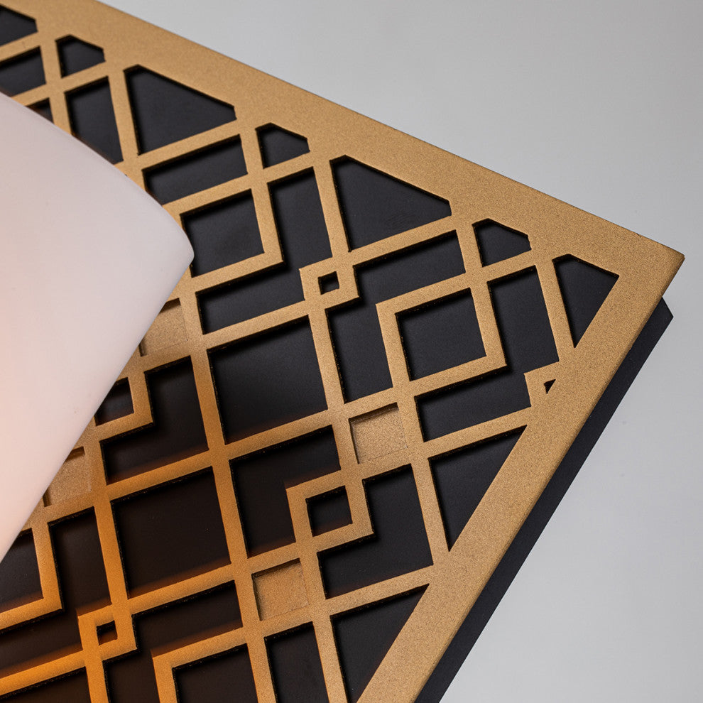 Lemoine 2 Light Bath Bar in Gold