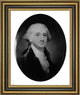 Robert Field George Washington Framed Premium Canvas Print, 16"x20"