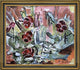 Ferdinand Hodler Pansies - 20" x 25" Framed Premium Canvas Print