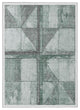 Machine Washable Indoor/Outdoor Chantille ACN1876 Sage 5' x 7'6" Rug