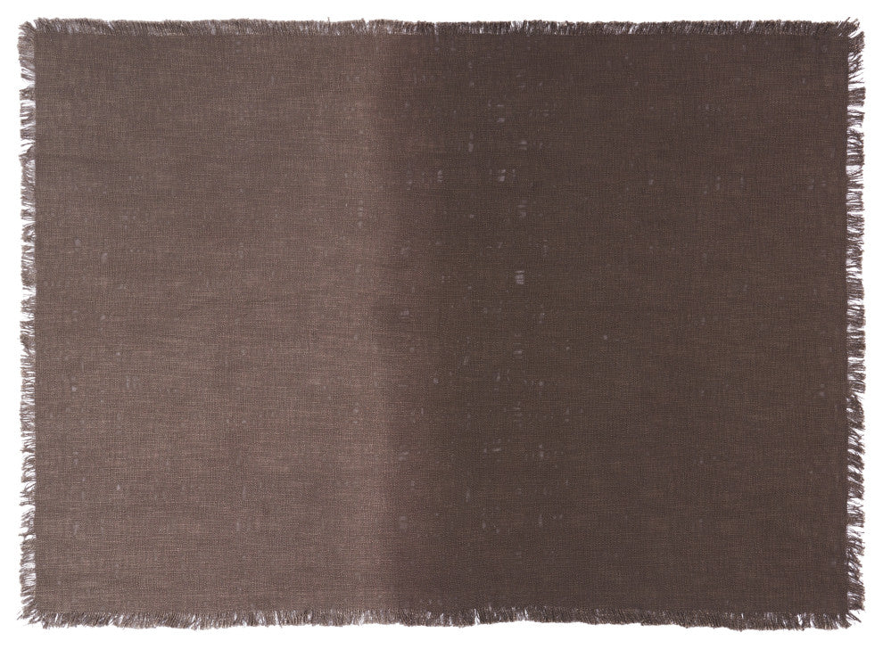 Nourison Home 50"x60" Mina Victory Woven Ombre Charcoal Throw Blanket