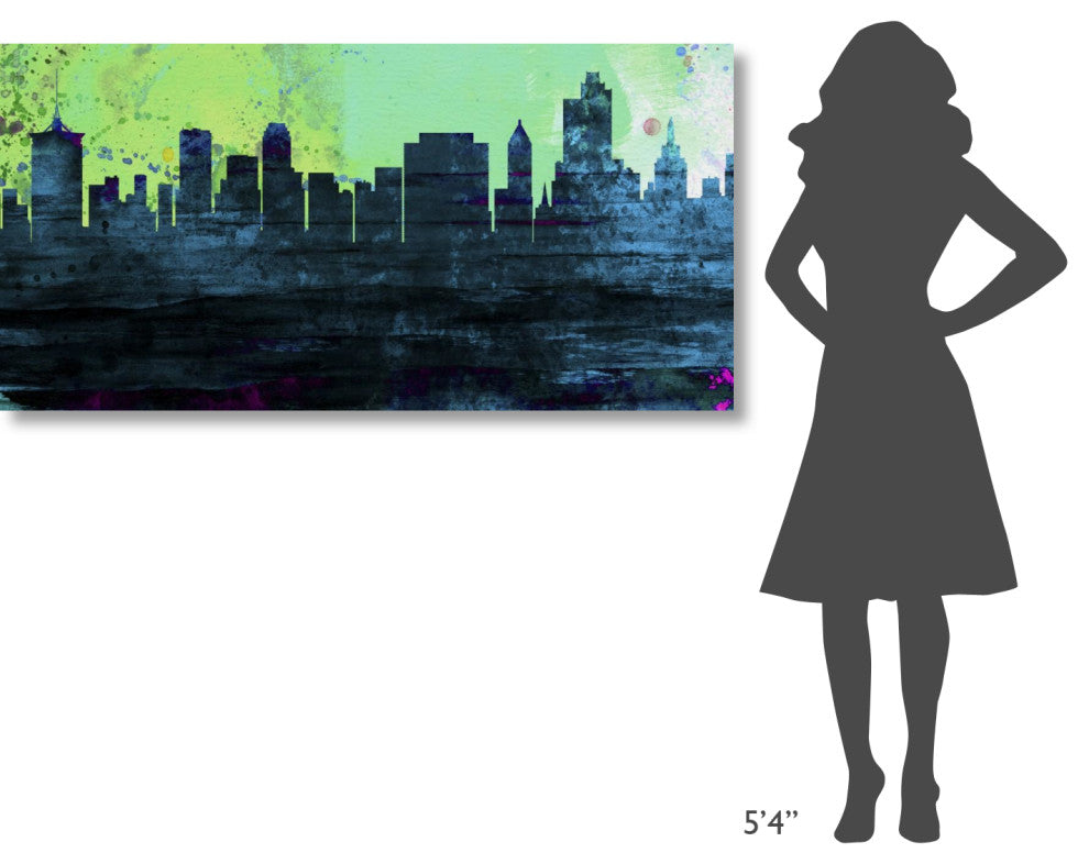 "Tulsa City Skyline" Fine Art Print