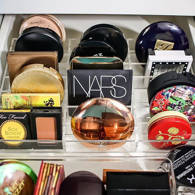 Alexa Acrylic Organizer Singles, Compact Organizer, 21 Slots, Wide