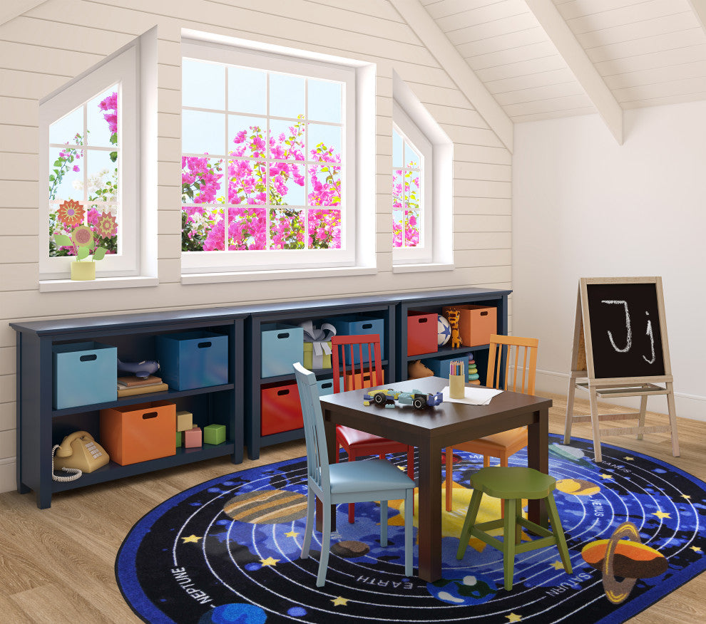 Kid Essentials Rug, Cosmic Wonders, 5'4"x7'8" Oval