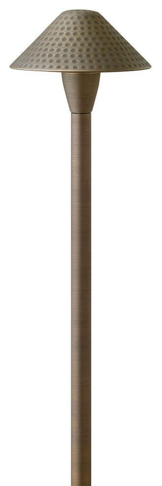 Hinkley Hardy Island Large Hammered Led Path Light, Matte Bronze