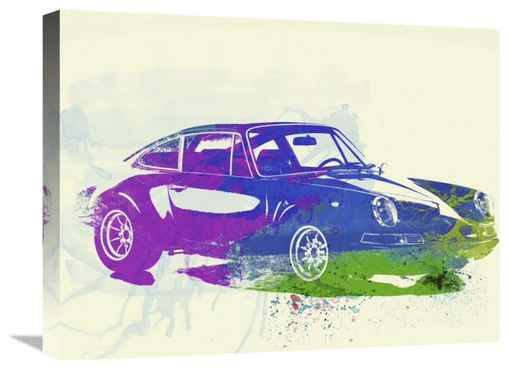 "Porsche 911 Watercolor" Fine Art Print