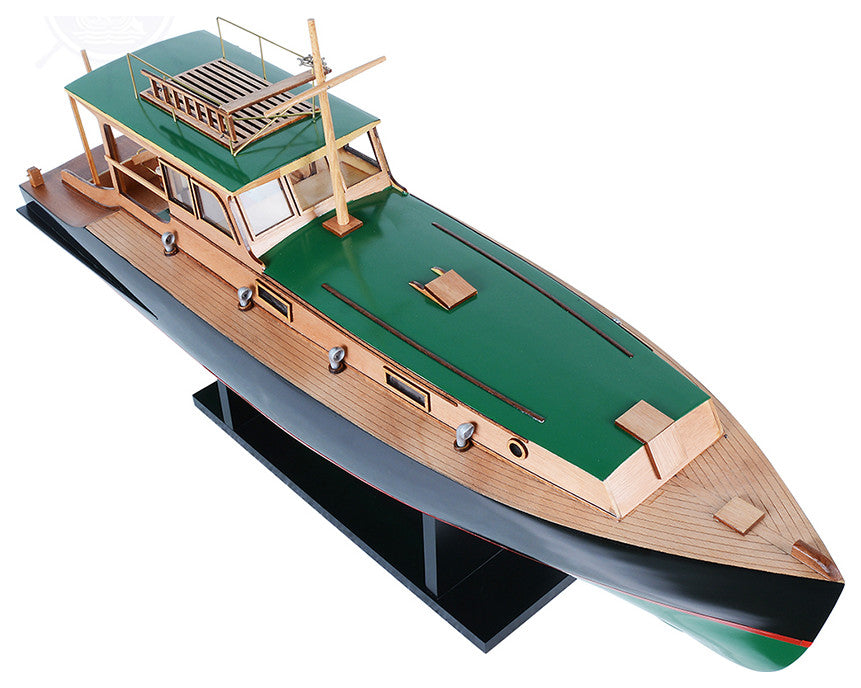 Hemingway Pilar Fishing Boat Wooden Handcrafted boat model