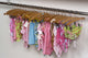 Wooden Kids Top Hanger, Natural/Chrome Finish, Box of 50