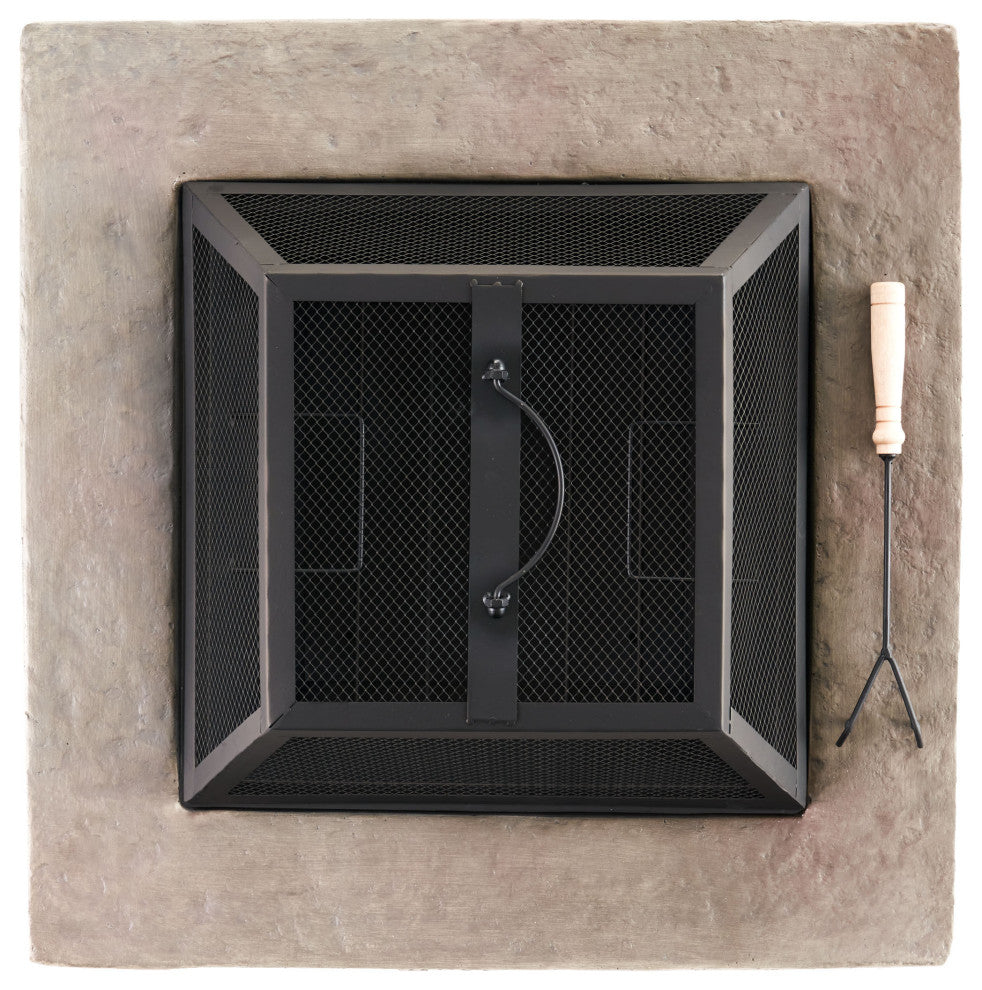 GDF Studio Tundra Outdoor Fire Pit