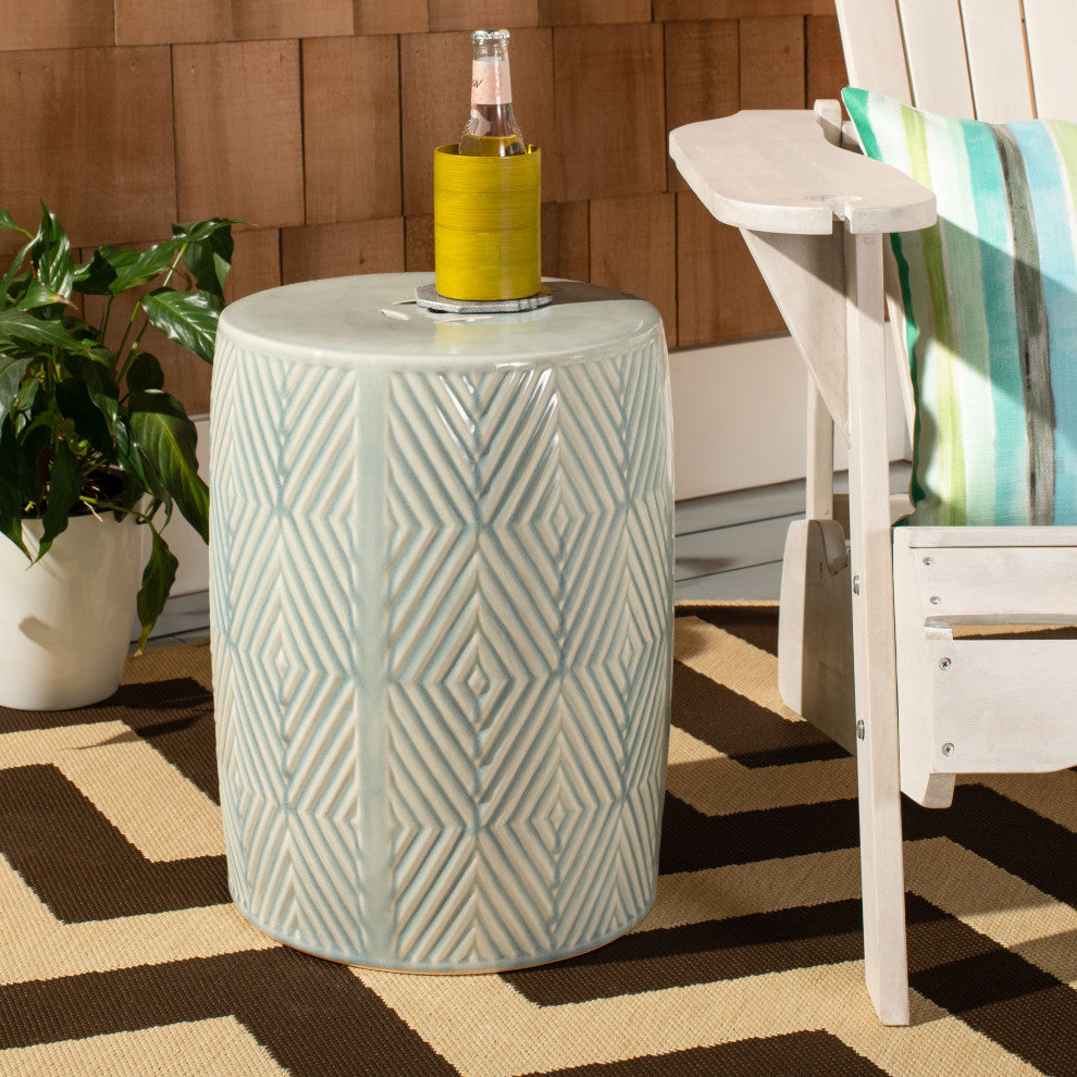 Safavieh Hemdi Garden Stool, Blue