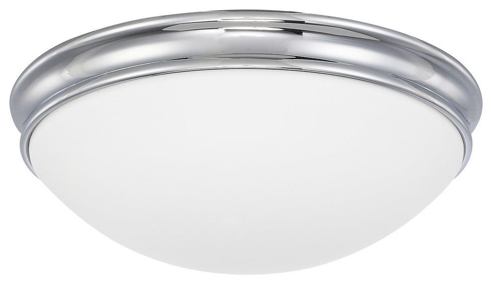 3 Light Ceiling Fixture, Chrome