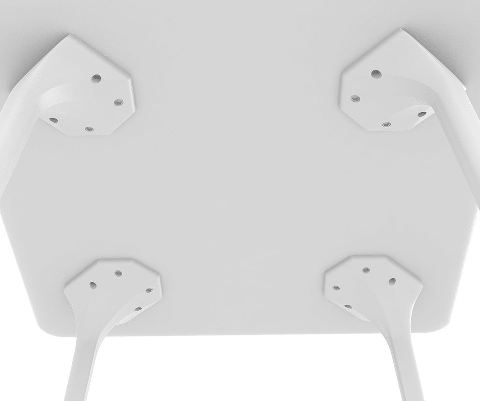 Compamia Maya Rectangle Outdoor Table, White