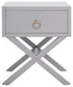 Safavieh Odilia 1 Drawer Nightstand, Grey