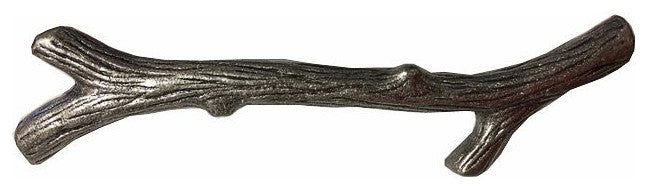 Large Twig Pull, Pewter