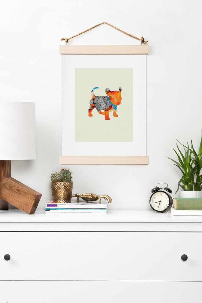 Deny Designs Iveta Abolina Puppy Frenchie Art Print